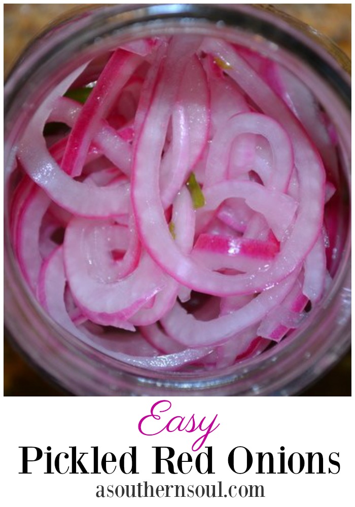 Easy Pickled Red Onions A Southern Soul