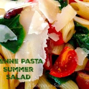 penne pasta summer salad
