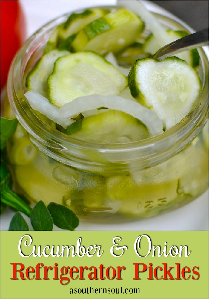 Cucumber and Onion Refrigerator Pickles A Southern Soul