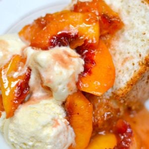 grilled peaches
