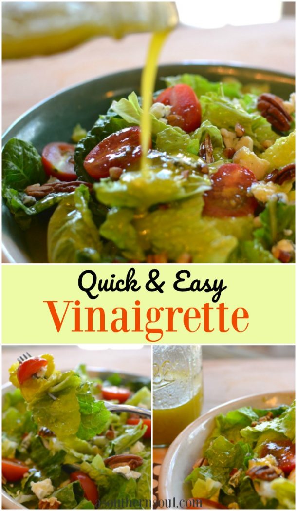 My Favorite Vinaigrette Salad Dressing A Southern Soul