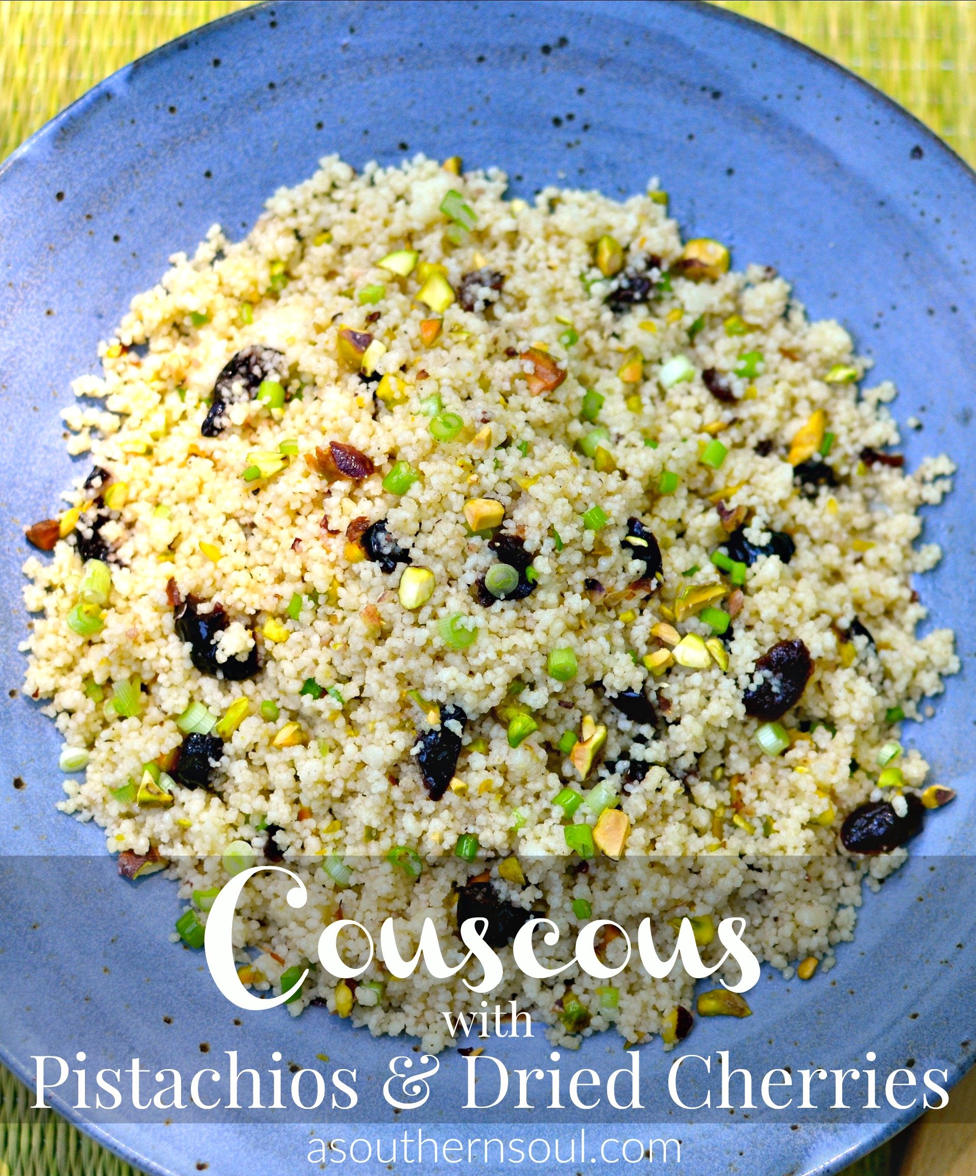 couscous with pistachios