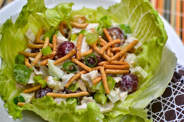 chicken salad with grapes