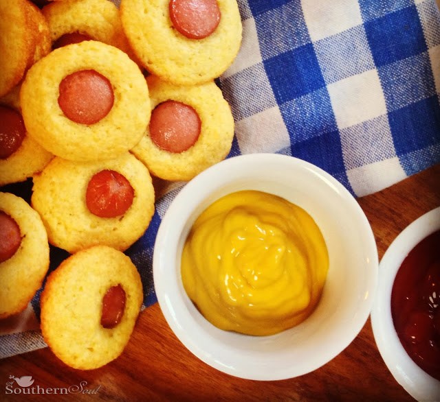 Mini Corn Dog Muffins
