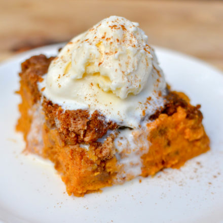 Pumpkin Spice Dump Cake