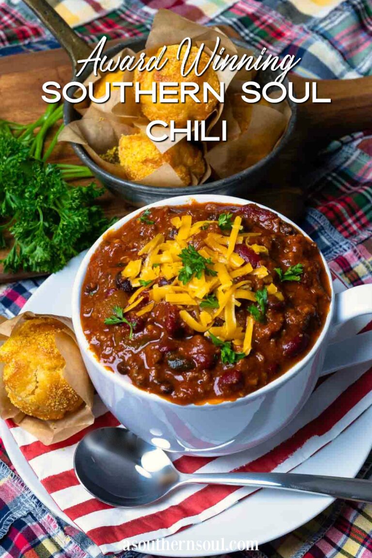 AwardWinning Southern Soul Chili Recipe A Southern Soul