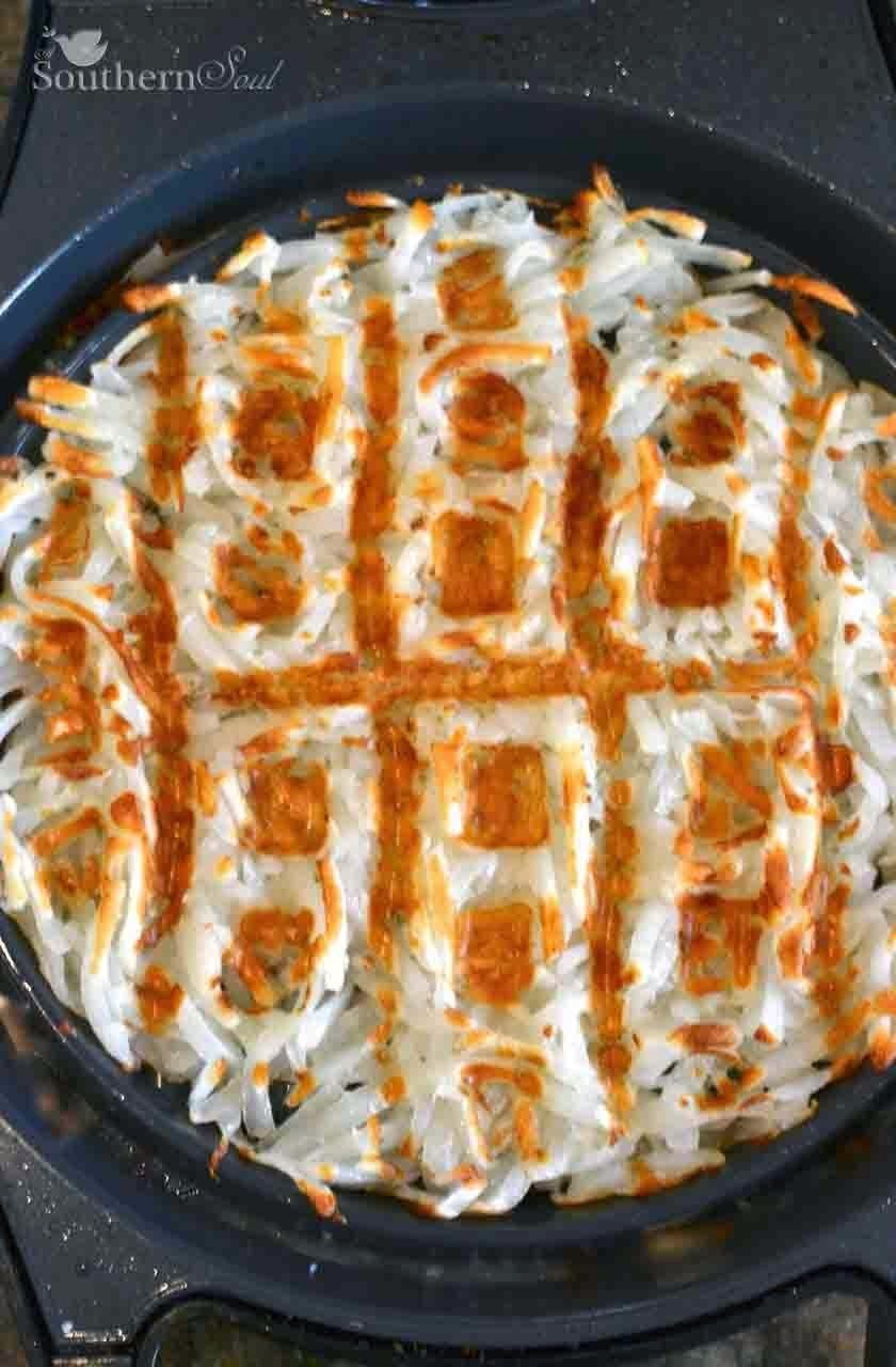 Waffle Iron Hash Browns A Southern Soul