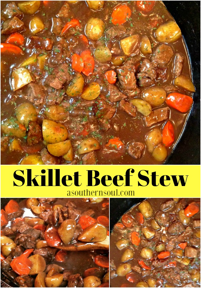 Skillet Beef Stew A Southern Soul