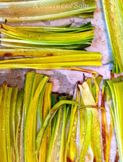 A Southern Soul | Oven Roasted Leeks