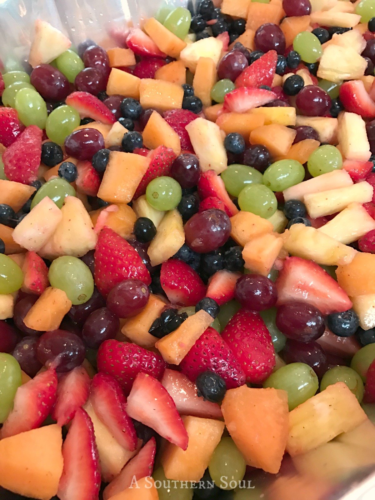 Fruit Salad for A Crowd A Southern Soul