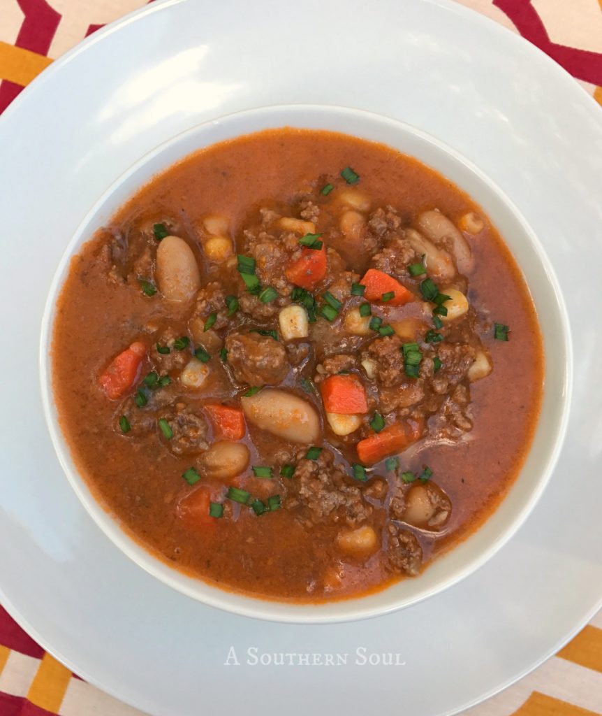 Beef & Bean Slow Cooker Soup A Southern Soul
