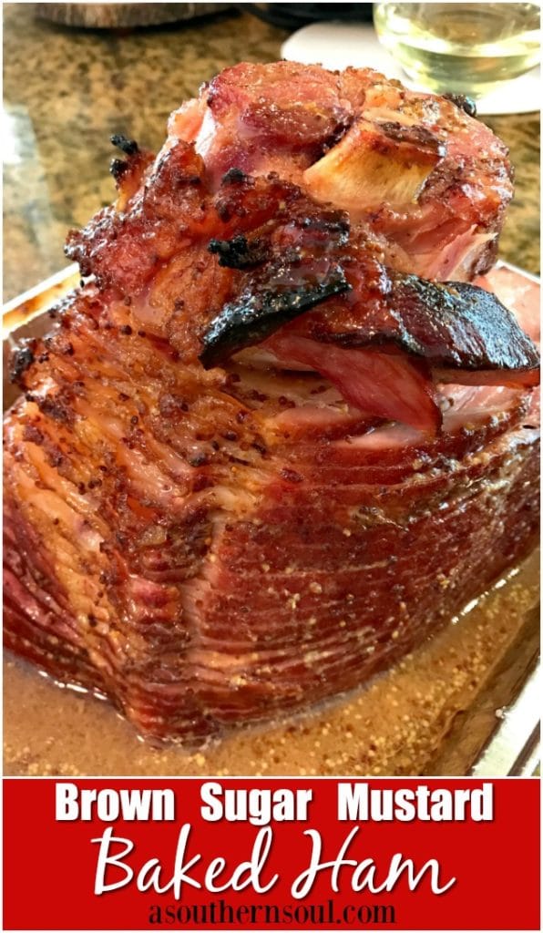 Brown Sugar Mustard Ham is always a hit at the supper! This easy to make recipe is great for Easter, Thanksgiving or Christmas yet easy enough to make any night of the week.