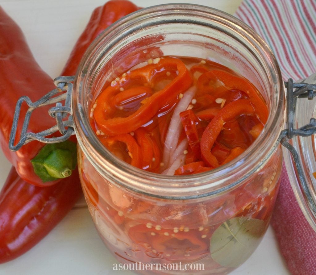 Pickled Sweet Peppers & Onions A Southern Soul