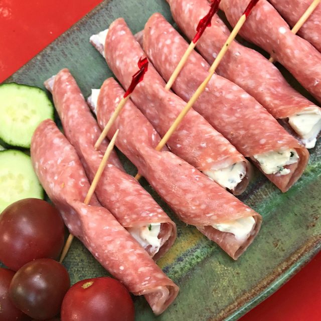 Salami & Cream Cheese Appetizer A Southern Soul