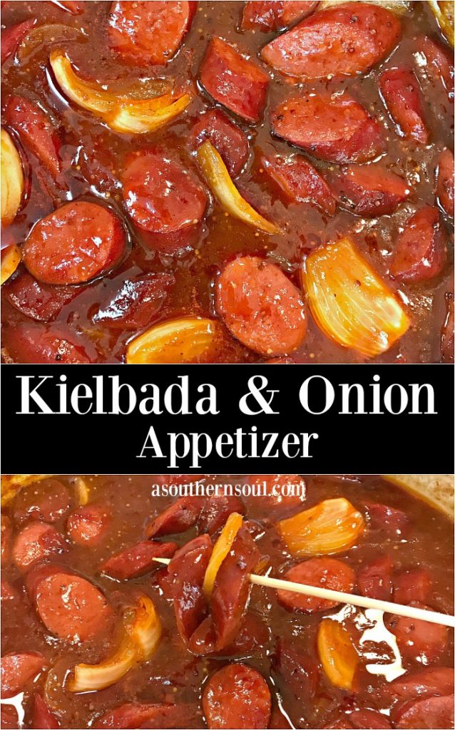 kielbasa & onion BBQ sauce PIN