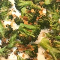 super easy roasted broccoli