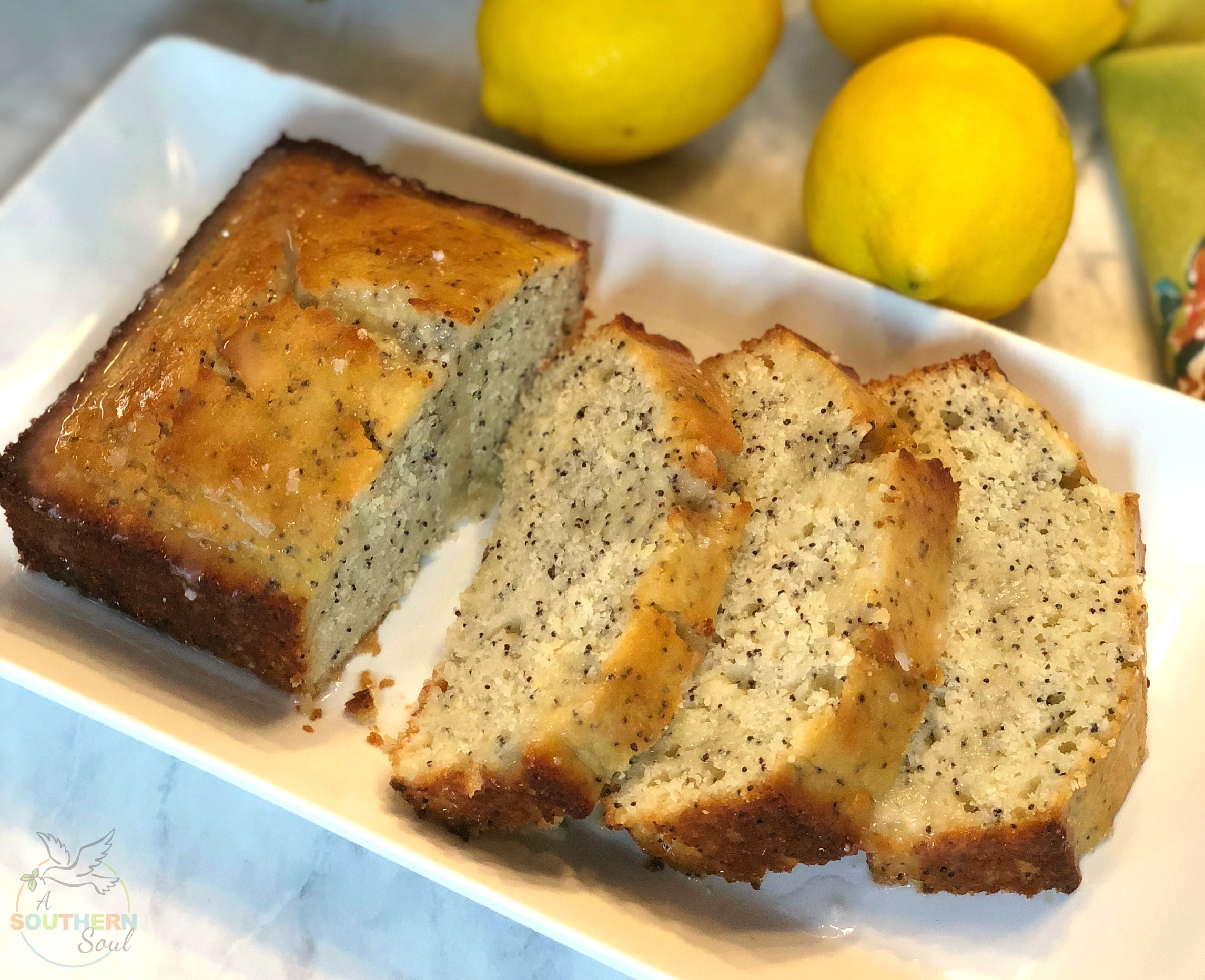 Poppy Seed Cake With Lemon Glaze A Southern Soul