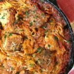 skillet chicken spaghetti with cheese