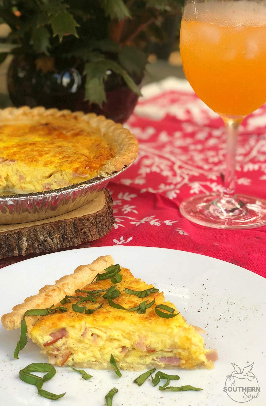 Ham and Cheese Quiche A Southern Soul