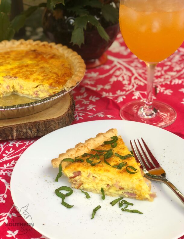Ham and Cheese Quiche A Southern Soul