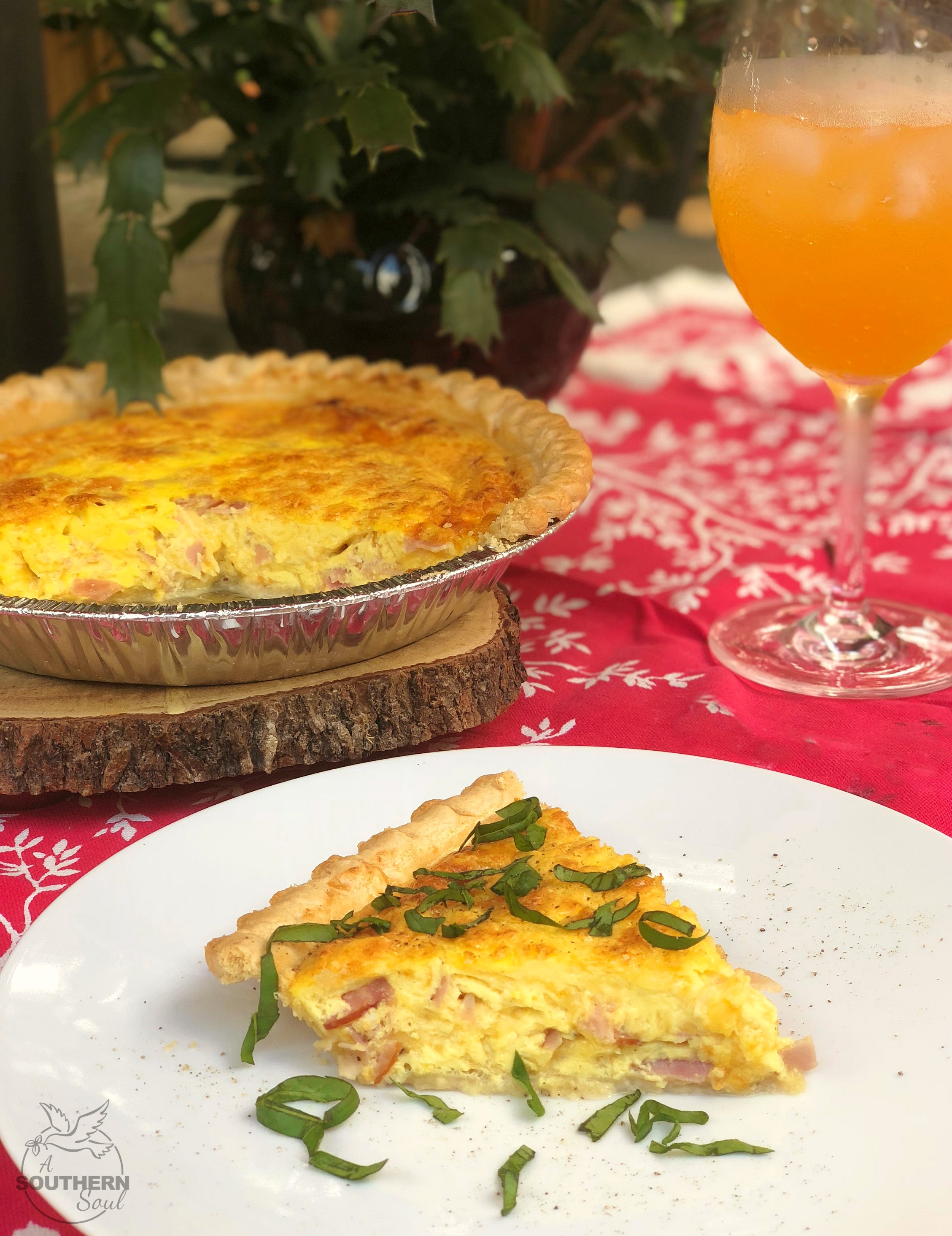 Ham and Cheese Quiche A Southern Soul