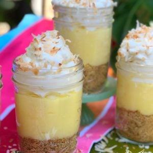 No Bake Coconut Cream Pie In A Jar
