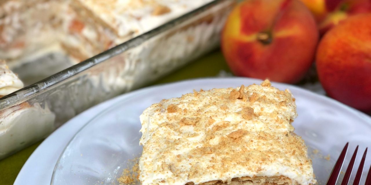 Peaches & Cream Icebox Cake A Southern Soul