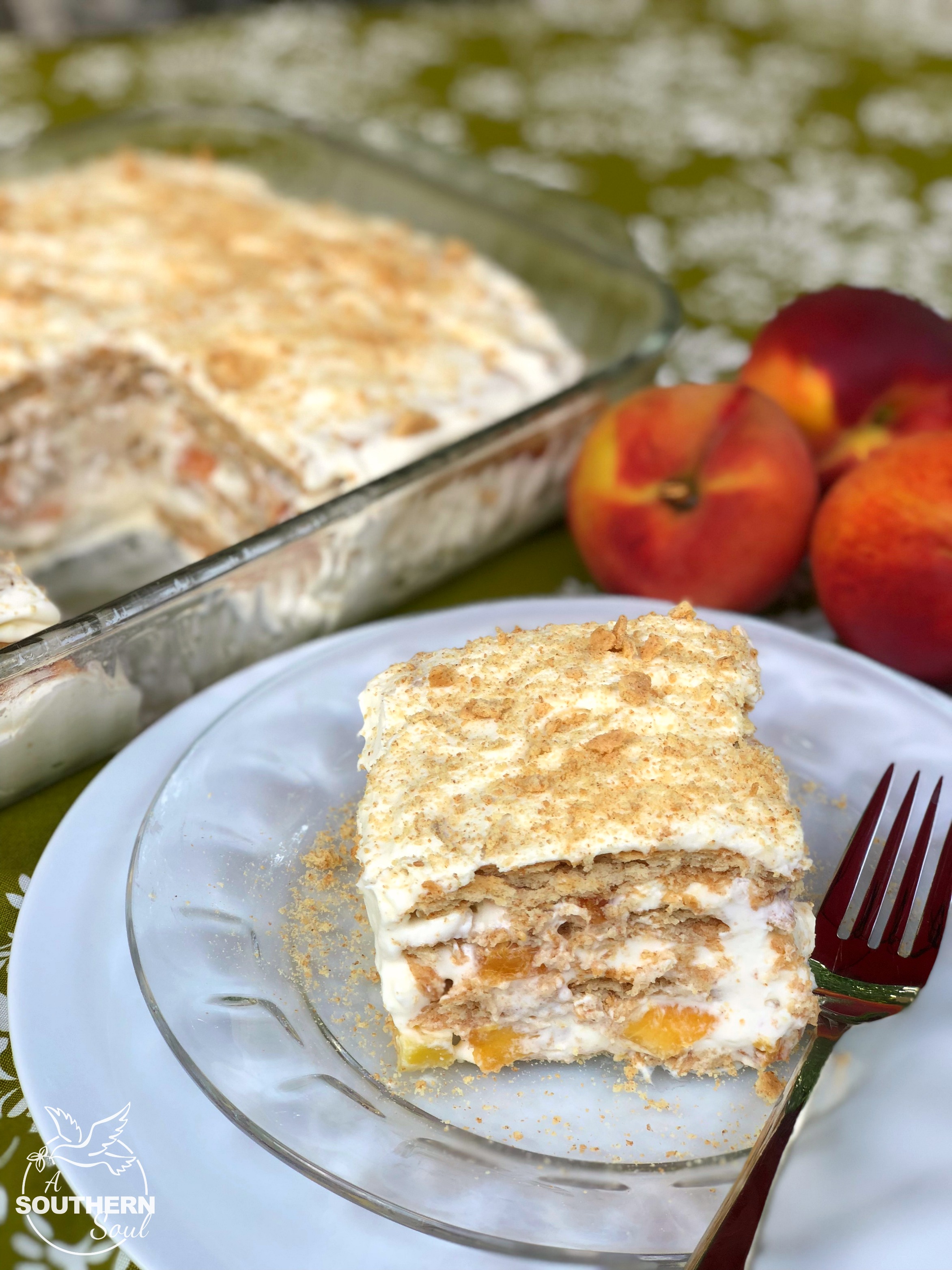 Peaches & Cream Icebox Cake A Southern Soul