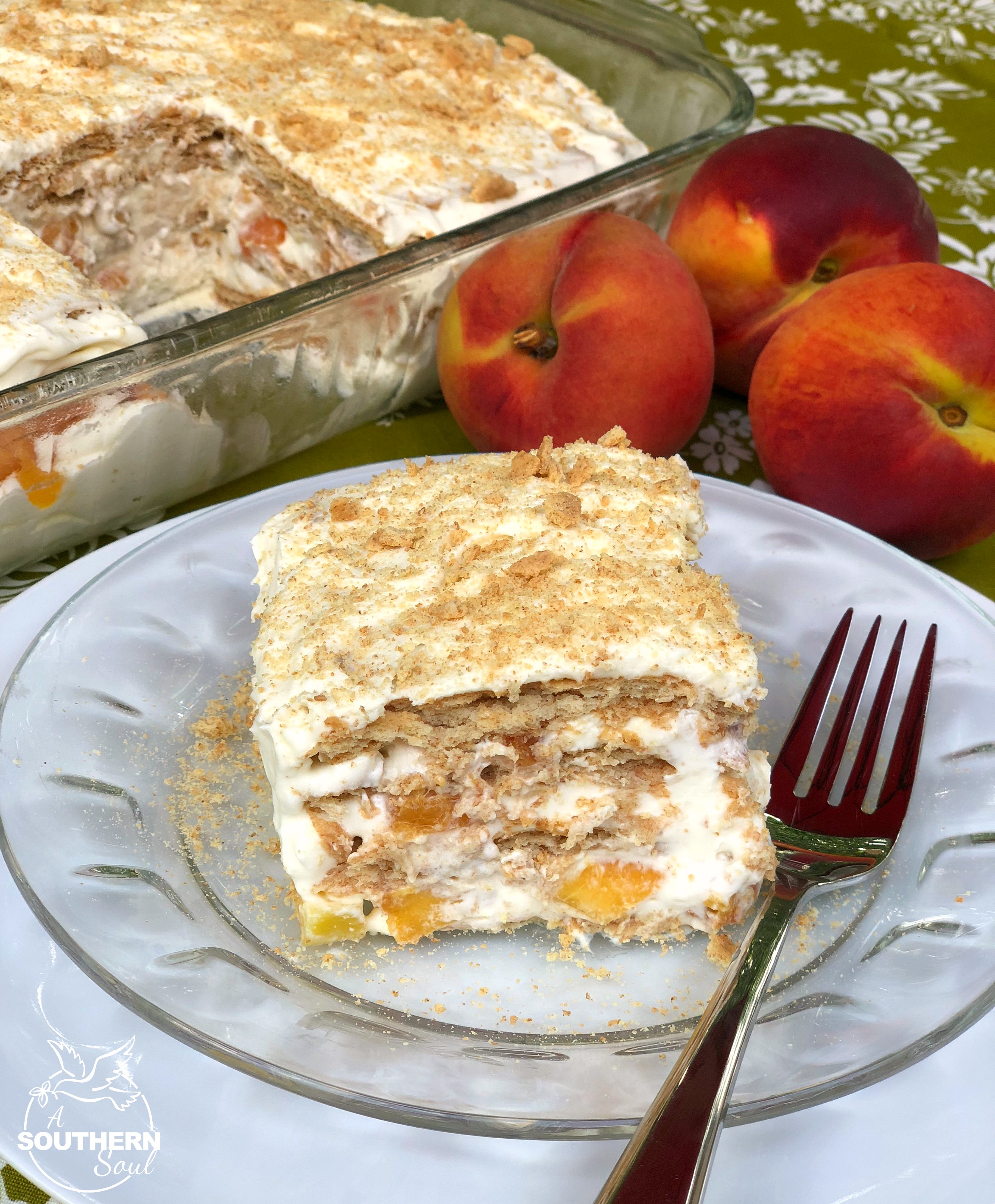 Peaches & Cream Icebox Cake A Southern Soul