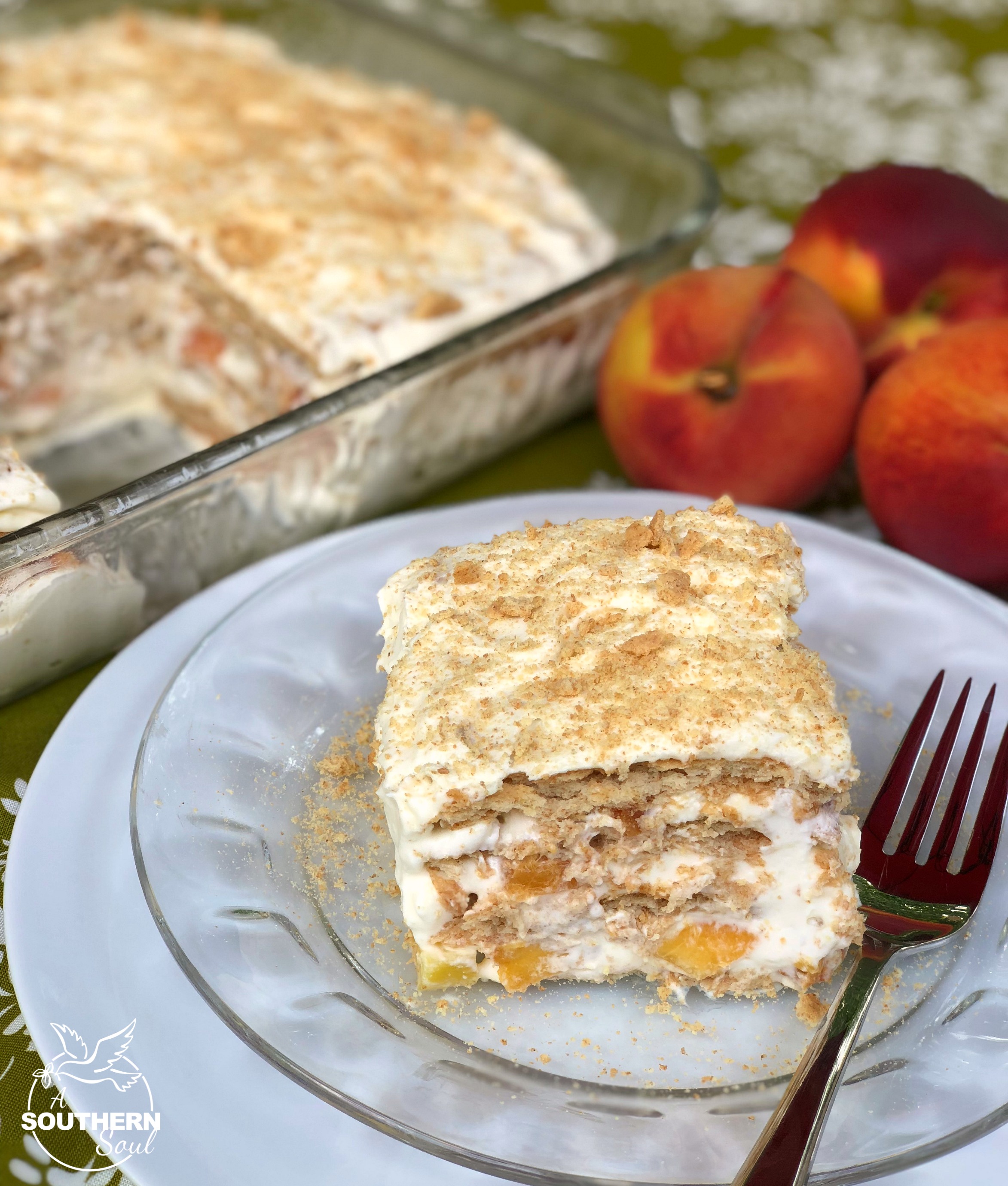 Peaches & Cream Icebox Cake A Southern Soul