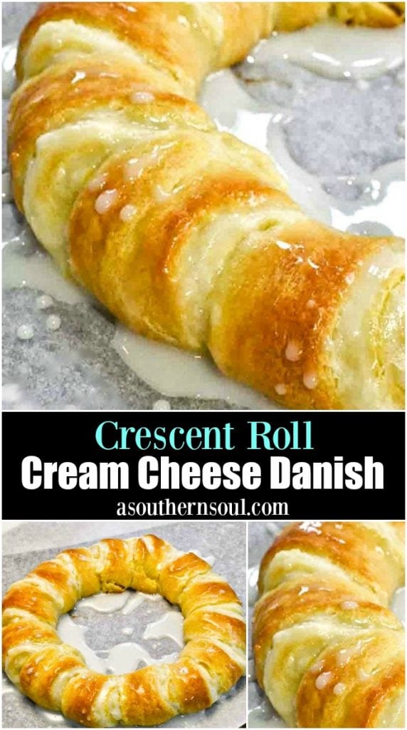 Crescent Roll Cream Cheese Danish - A Southern Soul