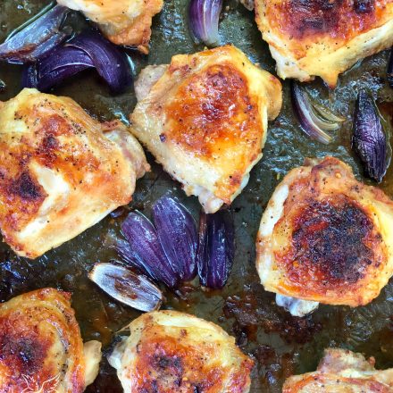 Sheet Pan Ranch Chicken Thighs