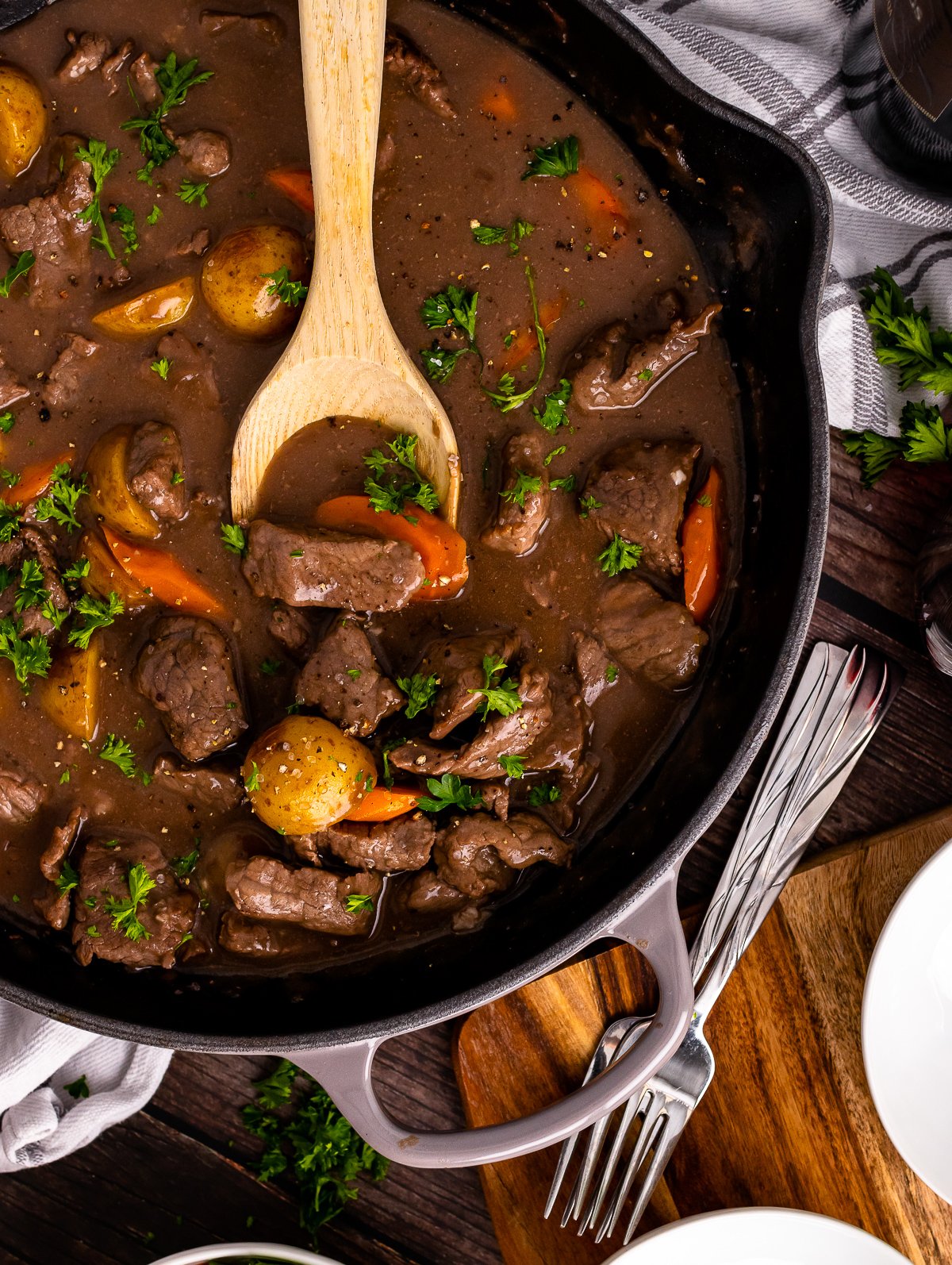 Skillet Beef Stew A Southern Soul