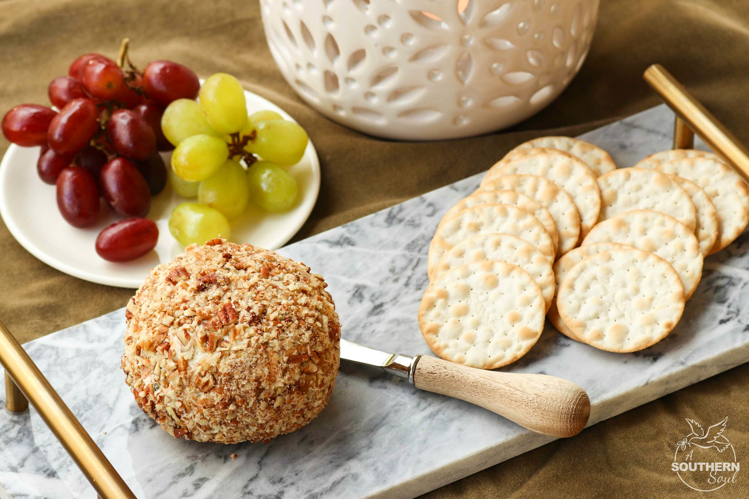 Cheddar & Chive Cheese Ball A Southern Soul