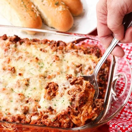 Out Of This World Baked Spaghetti