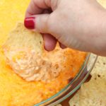 Hot Buffalo Chicken Dip is a great appetizer that full of creamy, cheese goodness!