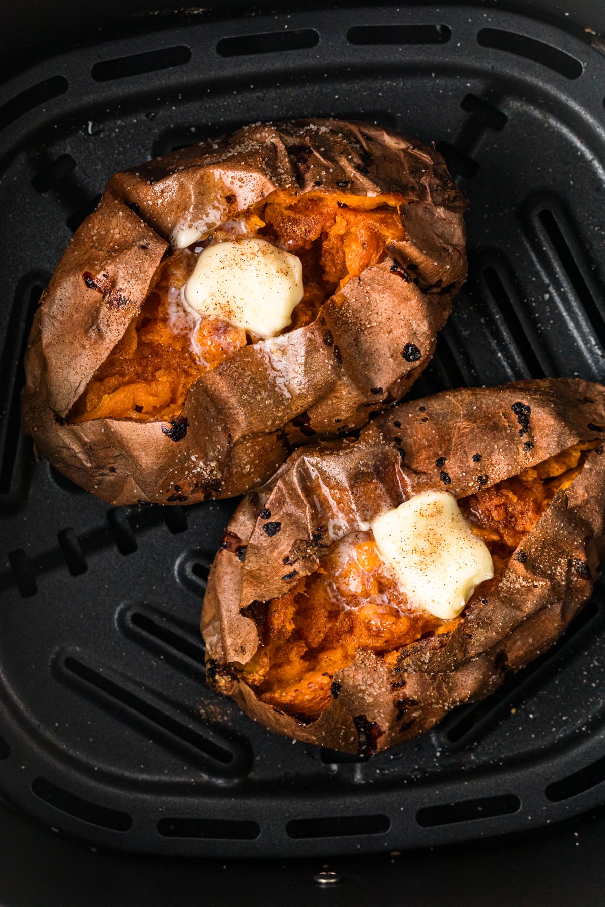 Air Fryer Baked Sweet Potatoes