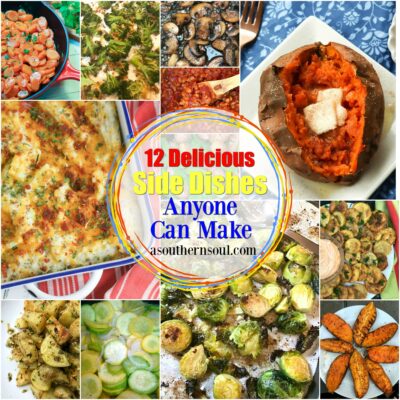 Twelve Simply Delicious Side Dishes Anyone Can Make is a collection of great recipes that will become your go to recipes for any time of the year or occasion.