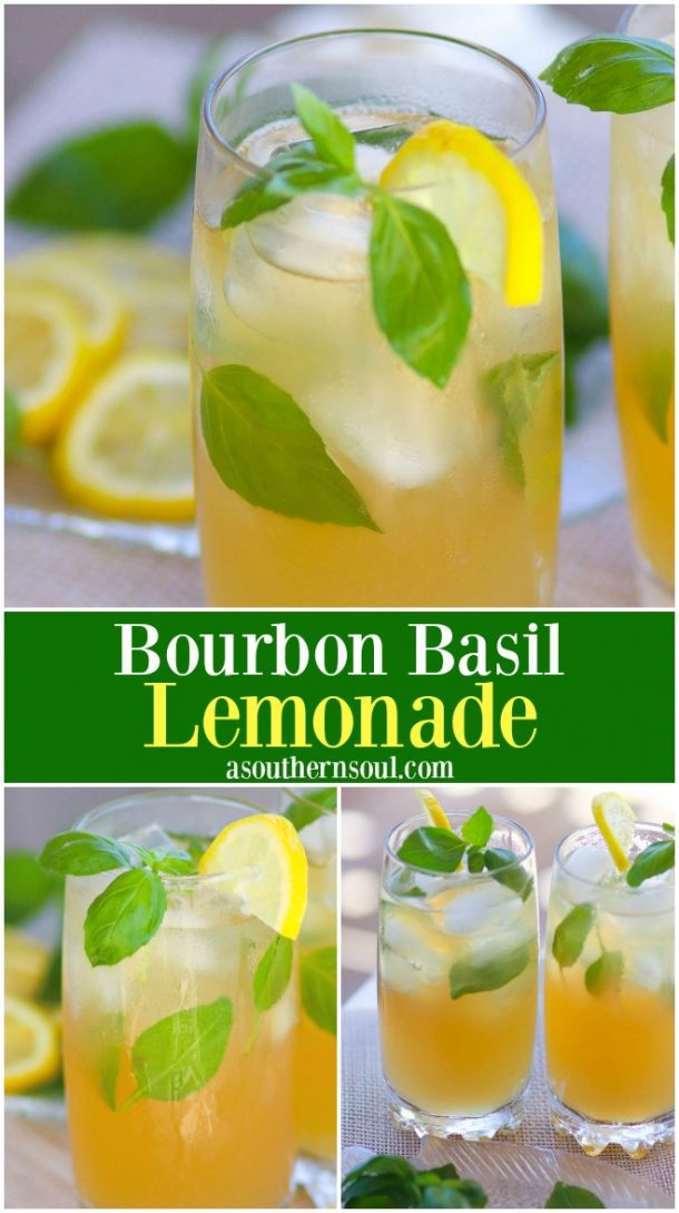 Bourbon Basil Lemonade A Southern Soul