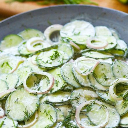 Creamy Cucumber Salad