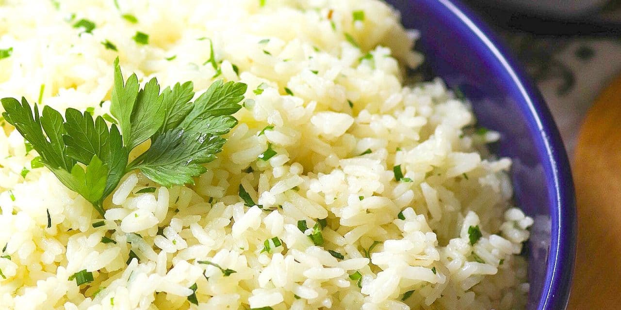 Instant Pot Garlic and Herb Rice A Southern Soul