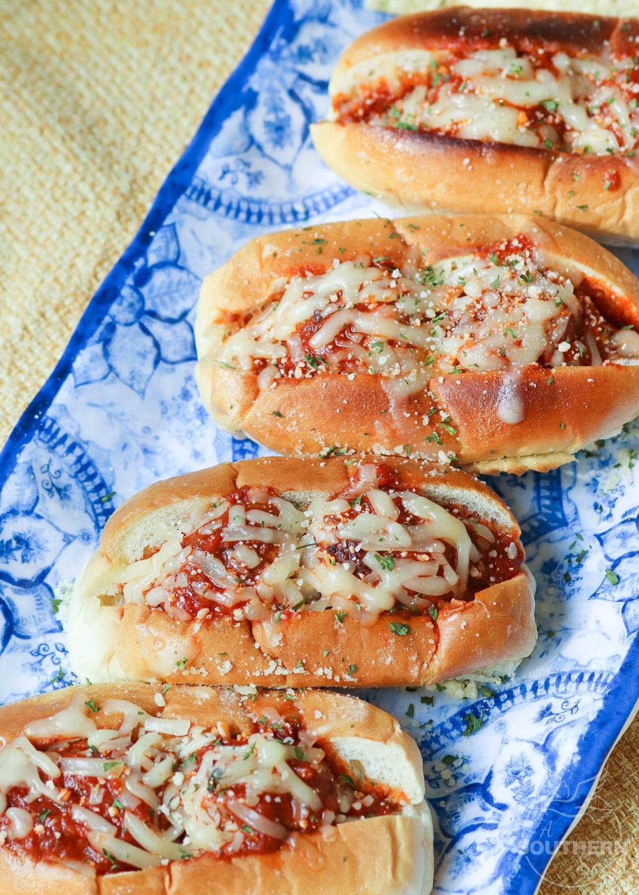 Meatball Parmesan Subs A Southern Soul