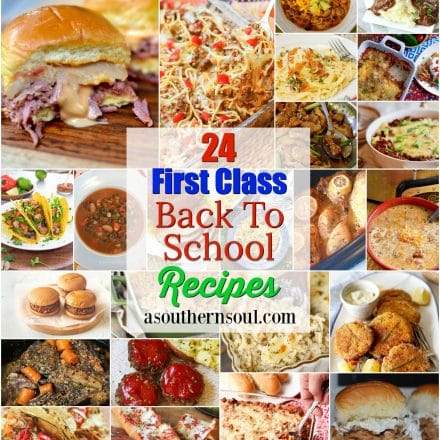 24 First Class Back To School Recipes