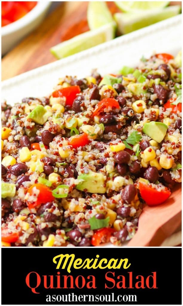 Mexican Quinoa Salad - A Southern Soul