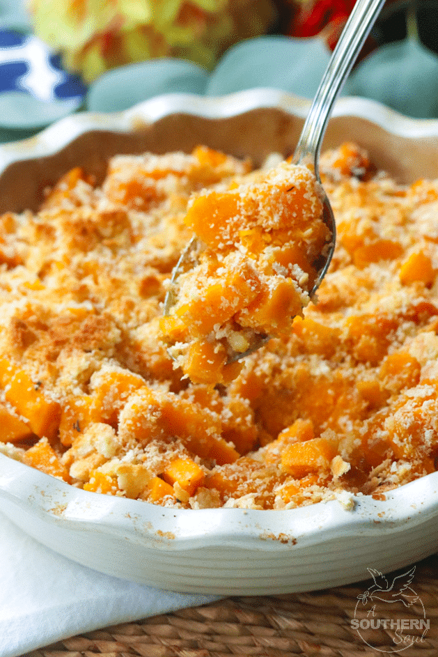 Brown Butter Butternut Squash Casserole A Southern Soul