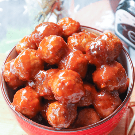 Game Day Crock Pot Meatballs
