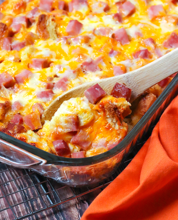 Ham And Cheese Strata