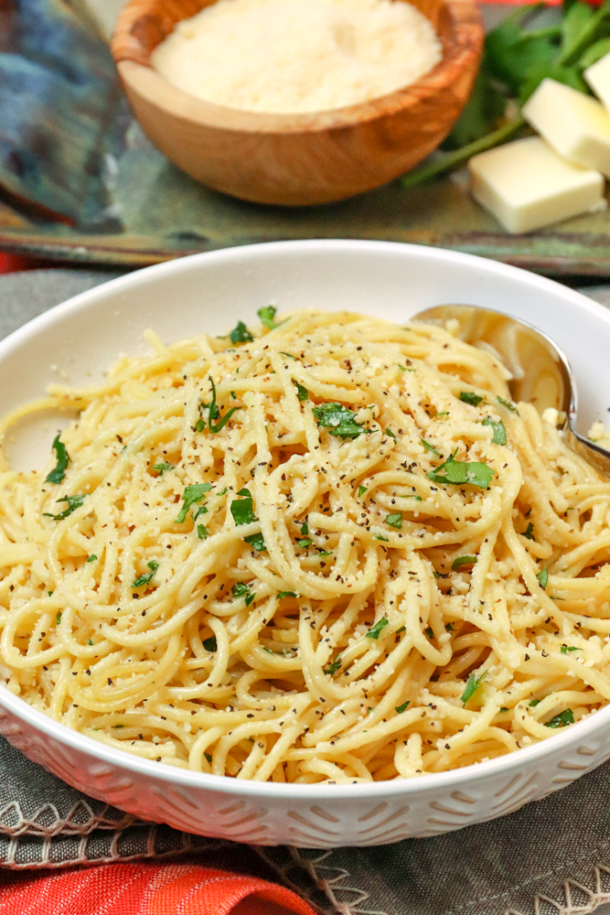 Instant Pot Garlic Parmesan Noodles A Southern Soul