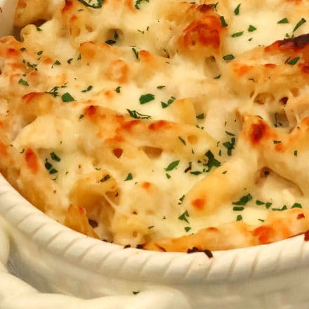 Chicken Alfredo Bake