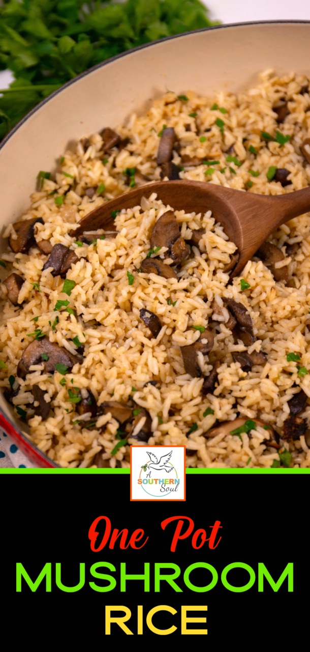 One Pot Mushroom Rice - A Southern Soul
